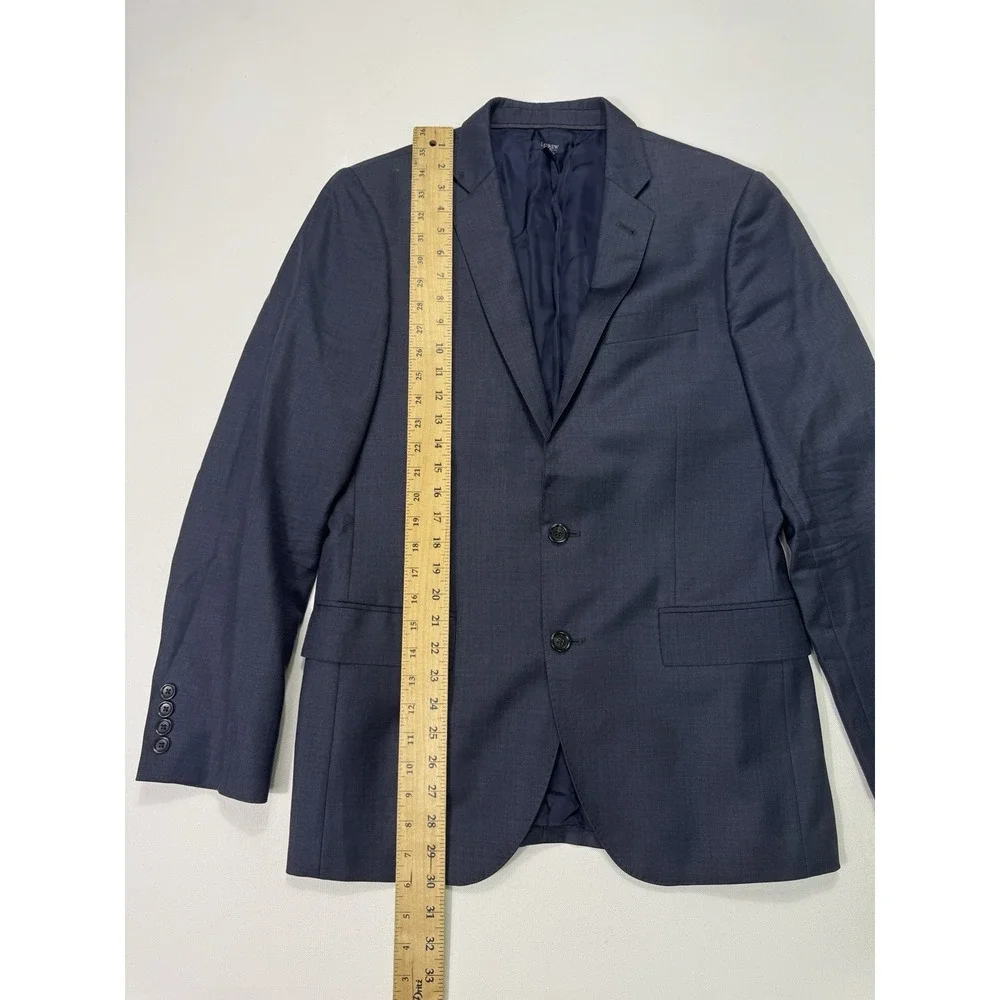 J Crew Ludlow Blazer Mens 38R Grey Tollegno 1900 Italian Wool Sport Coat J3272